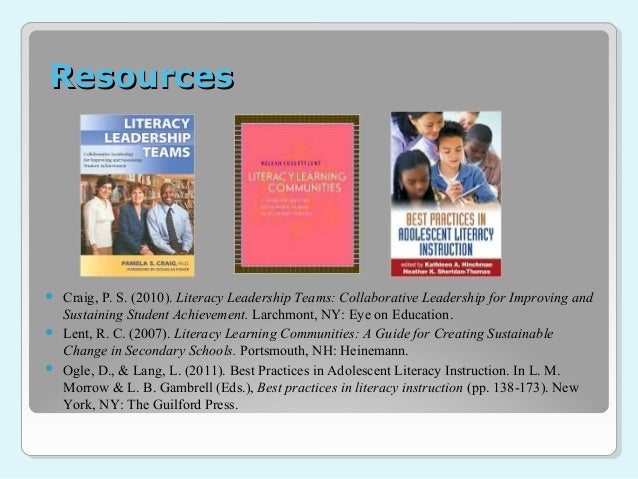 Literacy Leadership Teams: Collaborative Leadership for Improving and Sustaining Student Achievement